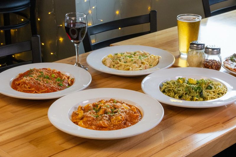 pastas wine and beer